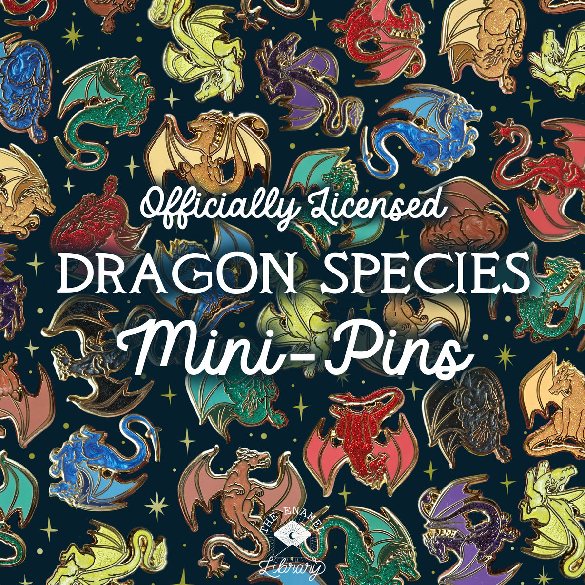 Officially Licensed Fourth Wing Mini-Pin | Dragon Species