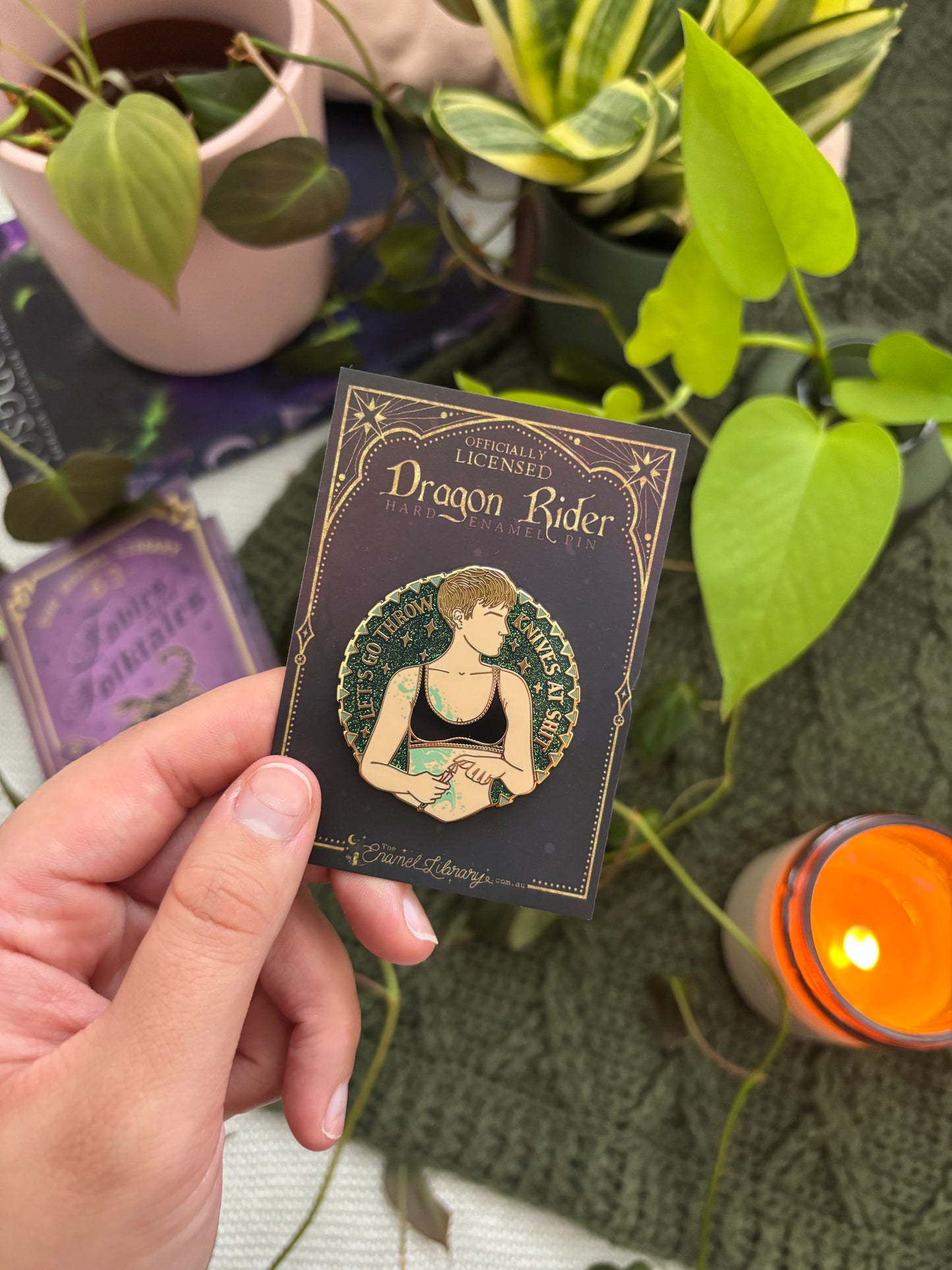 Officially Licensed Fourth Wing Enamel Pin | Mira Sorrengail