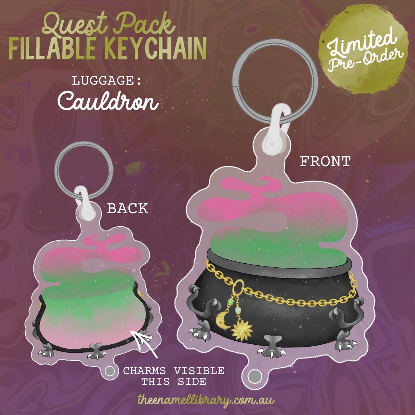 Quest Pack Keychain | Choose 3 Inventory Supplies