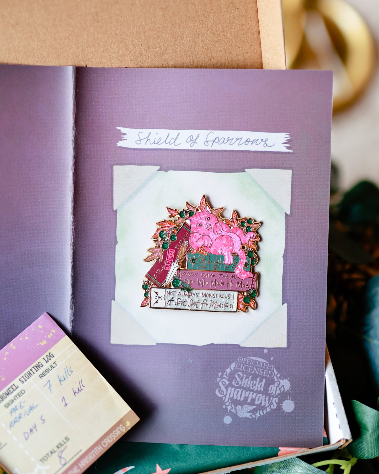 Officially Licensed Shield of Sparrows Shelfie Pin | feat. Faze