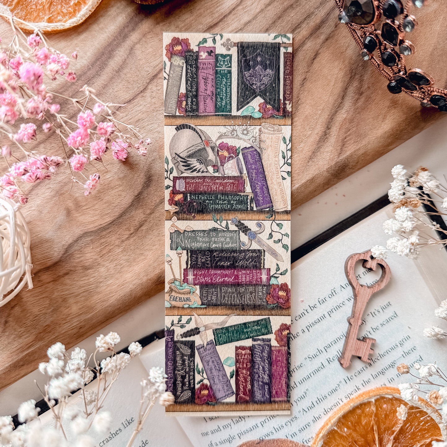 Officially Licensed Maas Shelfie Woodmark | A Court of Wings and Ruin