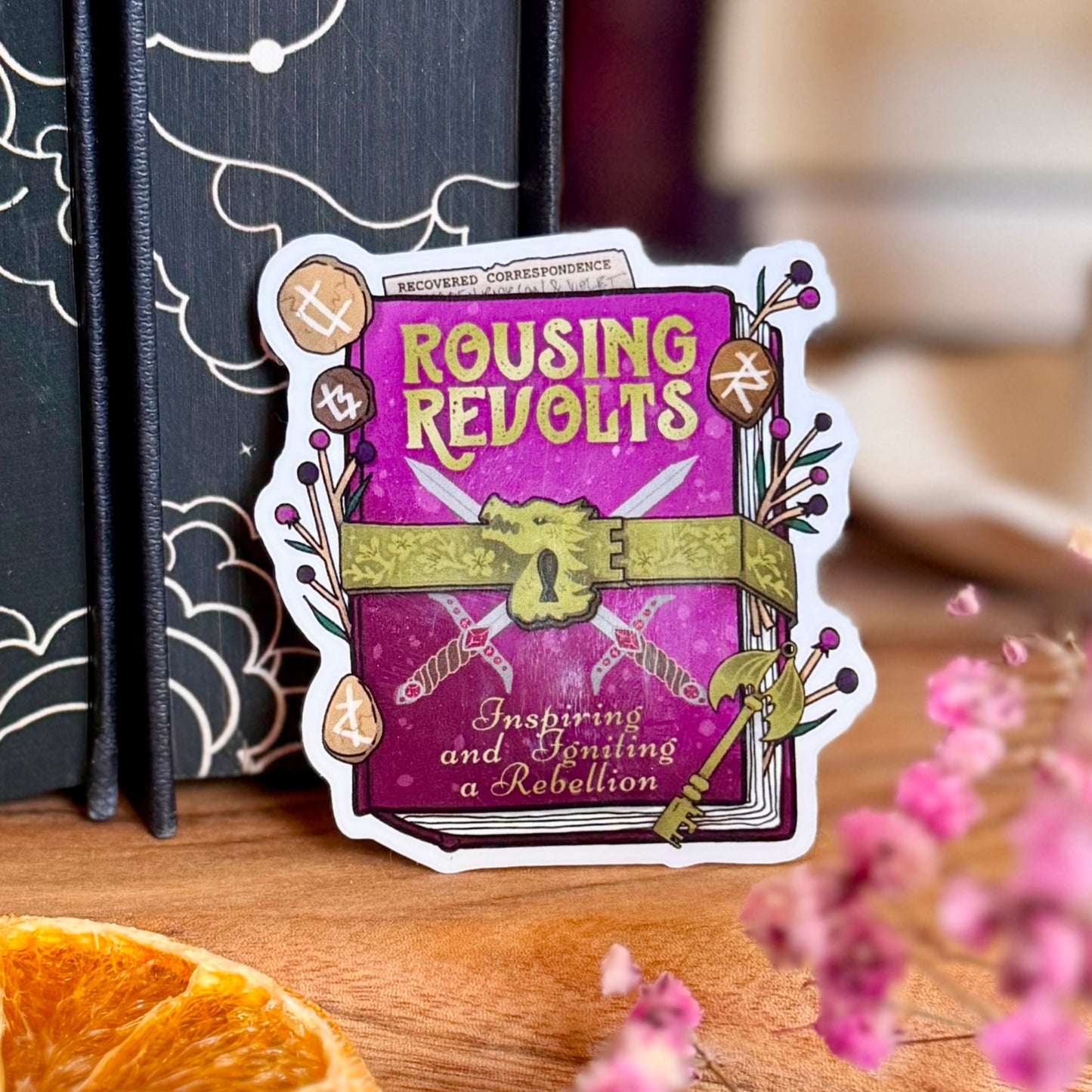 Officially Licensed Fourth Wing Vinyl Sticker | Rousing Revolts