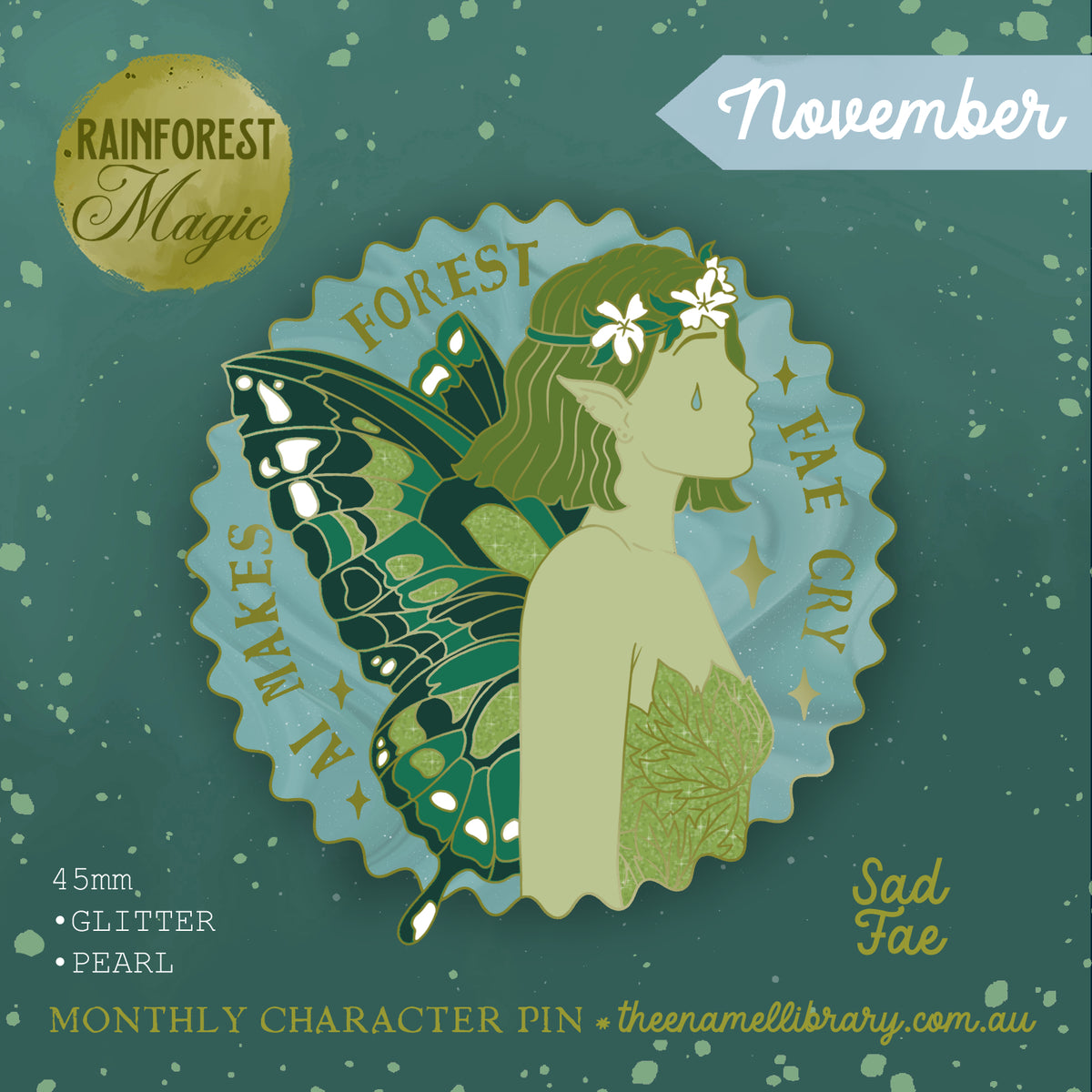 Monthly Character Pin | One-Time Purchase