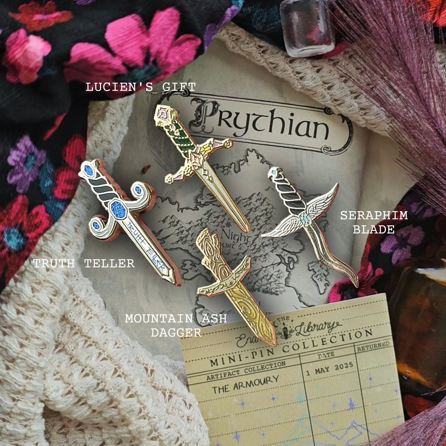 Officially Licensed Maas Mini-Pin: ACOTAR Dagger Collection