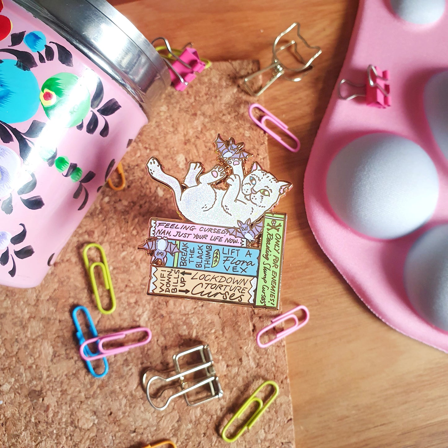 June 2021 Shelfie Pin | Curses (Heterochromia)