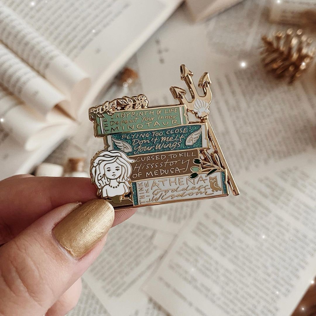March 2022 Shelfie Pin | Greek Mythology
