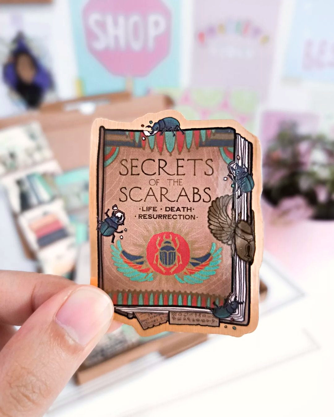 March 2023 Vinyl Sticker | Secrets of the Scarabs