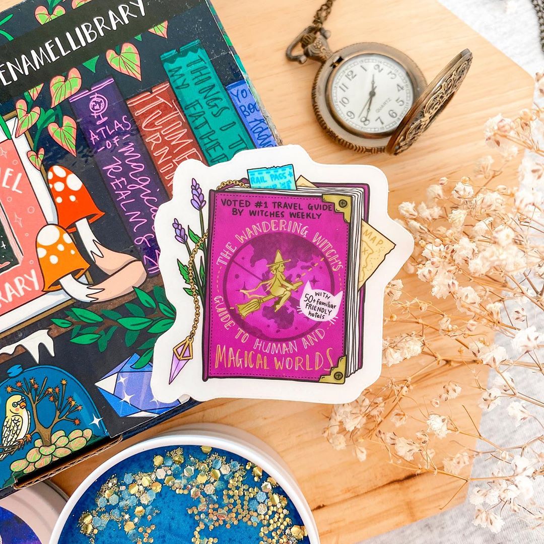 August Vinyl Sticker | The Wadering Witch