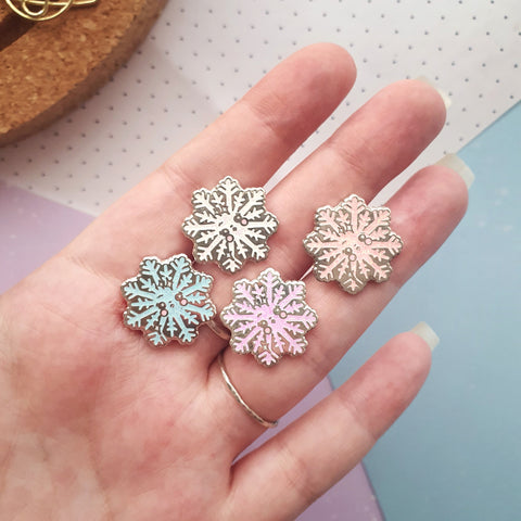 Snowflake Mini-Pin