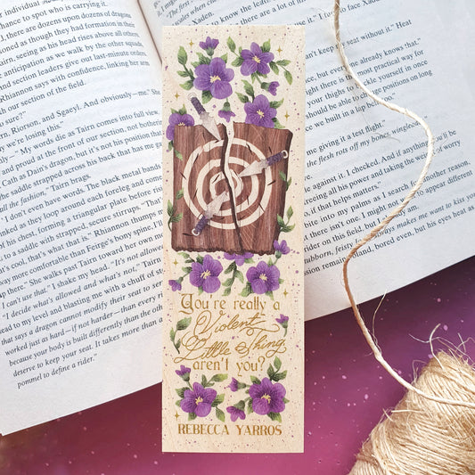 Officially Licensed Fourth Wing Woodmark | Violent Little Thing