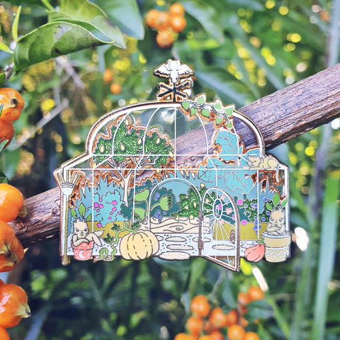 Location Terrarium Pin | Magical Greenhouse