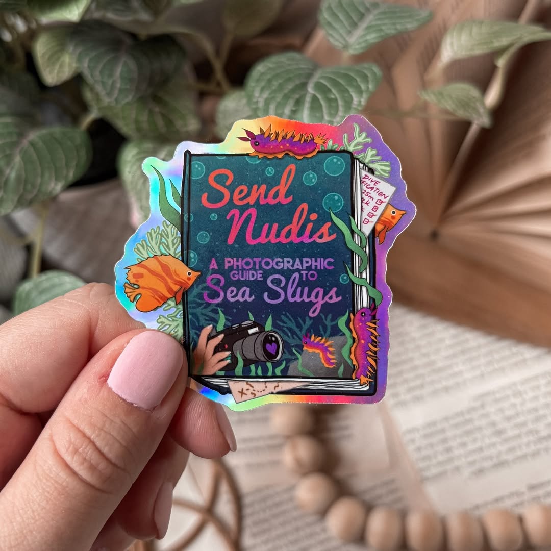 Send Out Sticker Vinyl Sticker | Send Nudis β The Enamel Library