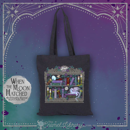 Officially Licensed When the Moon Hatched Deluxe Tote Bag | Charcoal