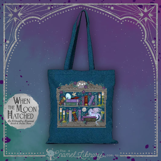Officially Licensed When the Moon Hatched Deluxe Tote Bag | Tealy-Blue