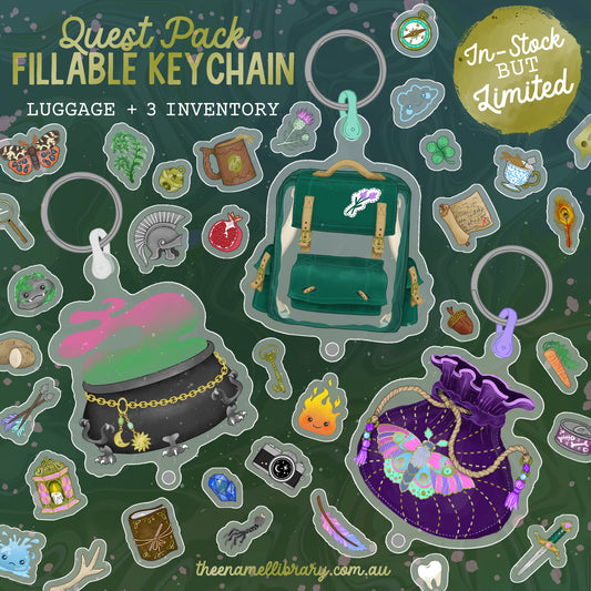 Quest Pack Keychain | Choose 3 Inventory Supplies