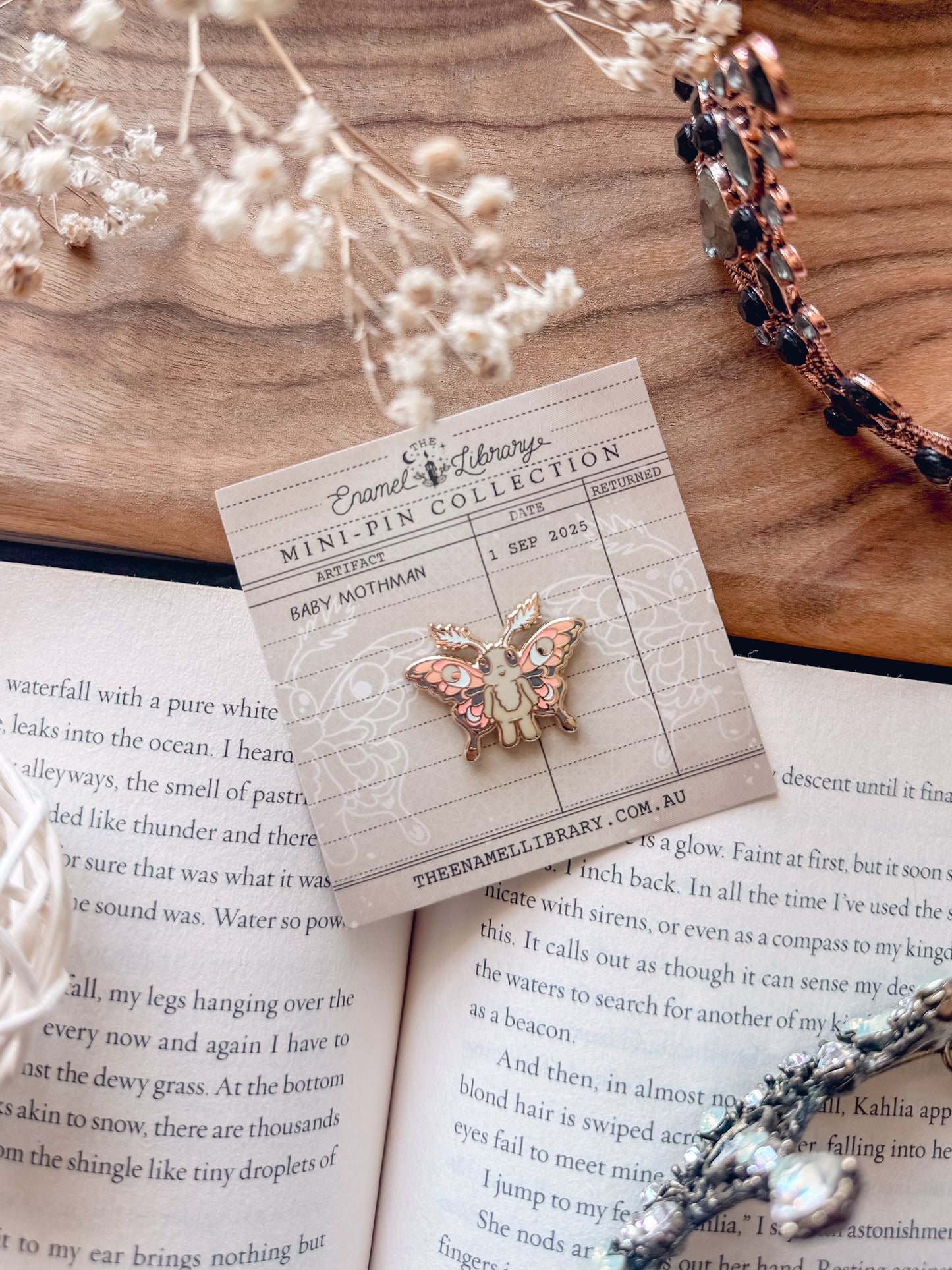 Baby Mothman Mini-Pin