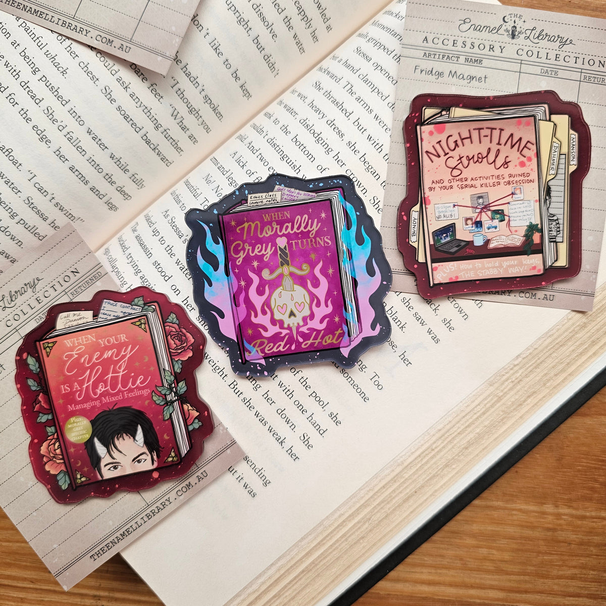 Tropey Acrylic Fridge Magnets | 3 Designs