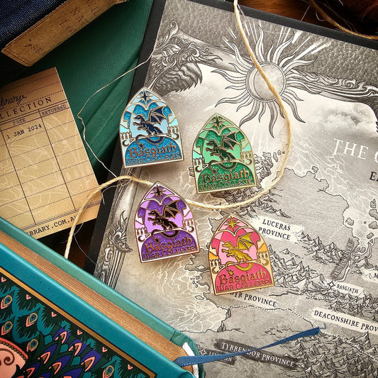 Officially Licensed Fourth Wing Mini-Pin | Basgiath College Crest