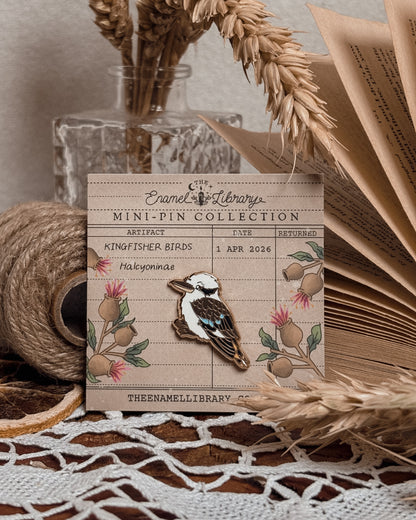 Kookaburra & Kingfisher Family Mini-Pins