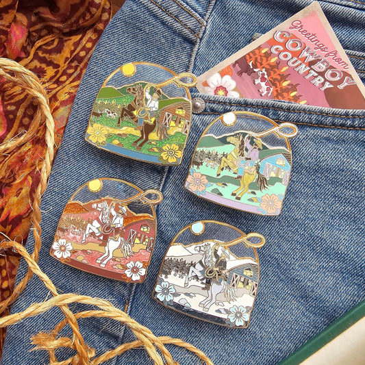 Location Terrarium Pin | Cowboy Country