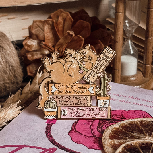 January 2026 Shelfie Pin | Tropes Part II