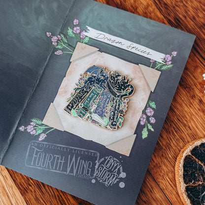 Officially Licensed Fourth Wing Shelfie Pin | Dragon Species