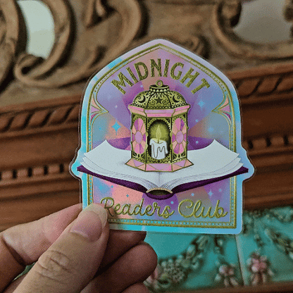 Holo Sticker | Glow in the Dark Midnight Readers