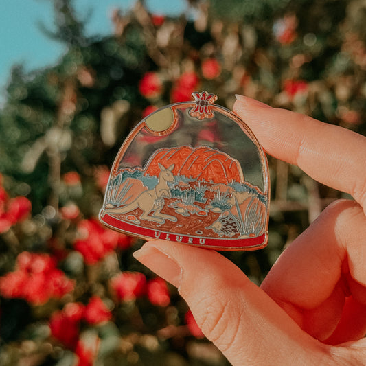 Location Terrarium Pin | Uluru