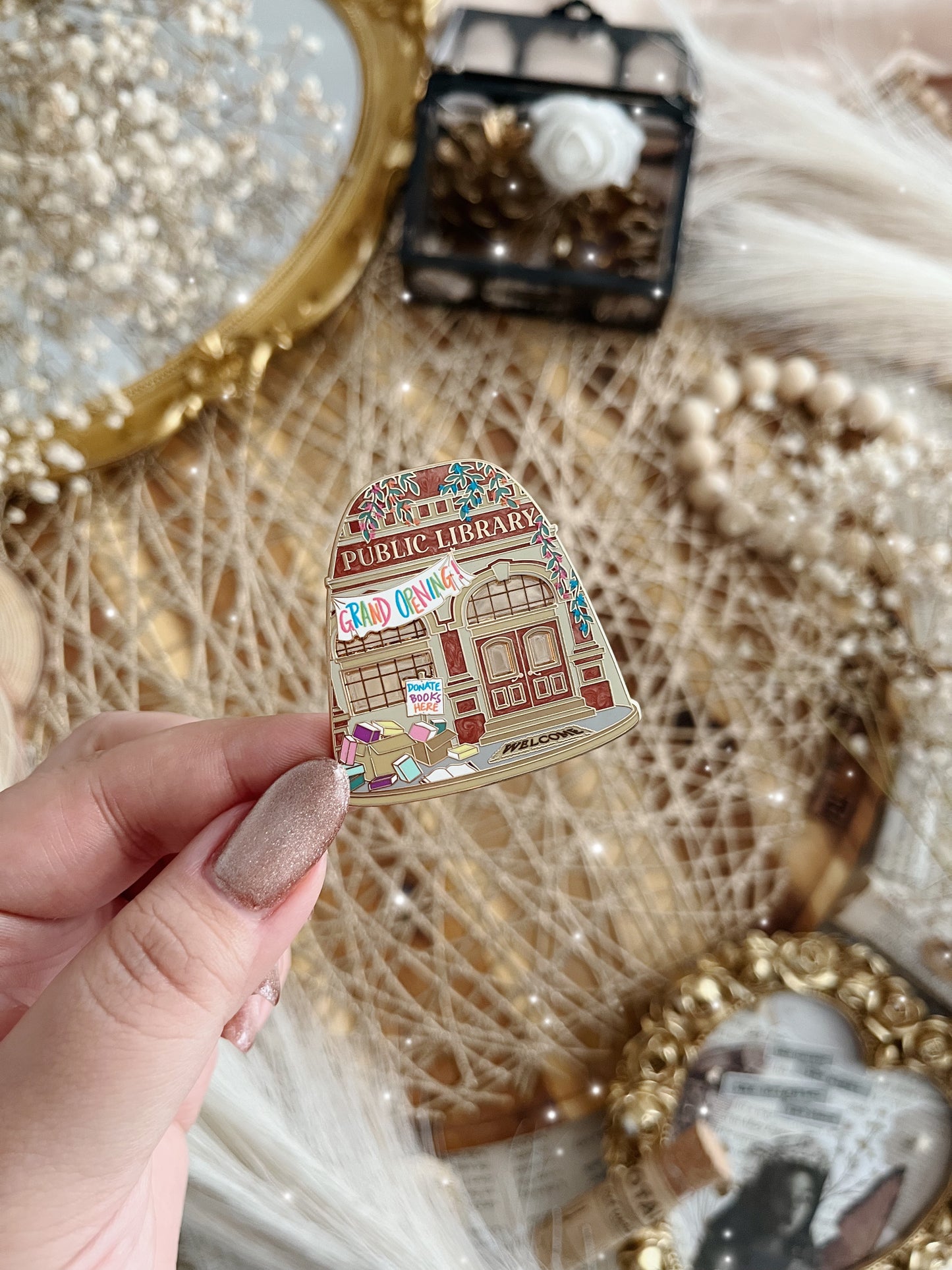 Location Terrarium Pin | Public Library Before & After