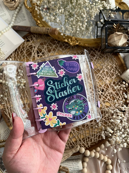 Sticker Stasher | Mini Binder with 5 Pocket Pages