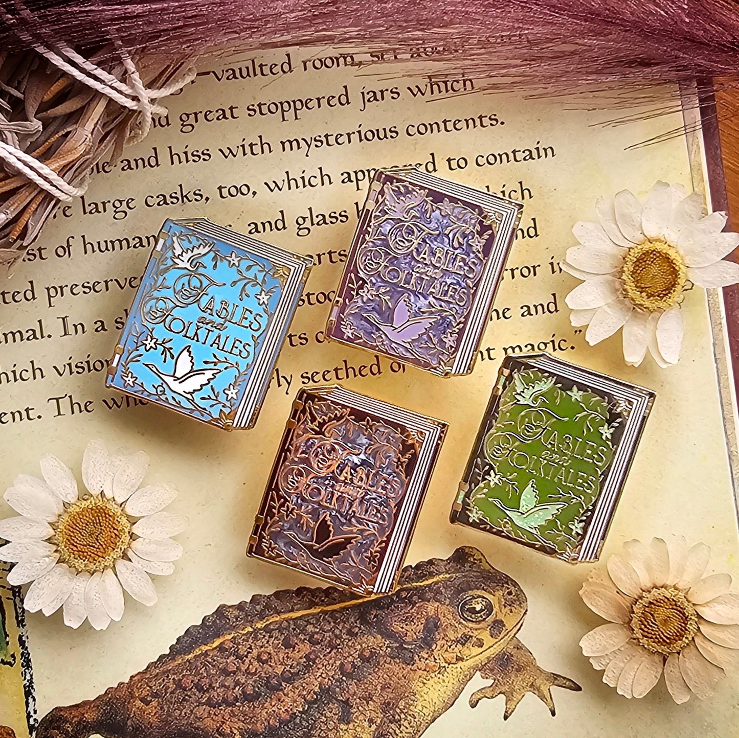 Fables & Folktales Tiny Tome Mini-Pin