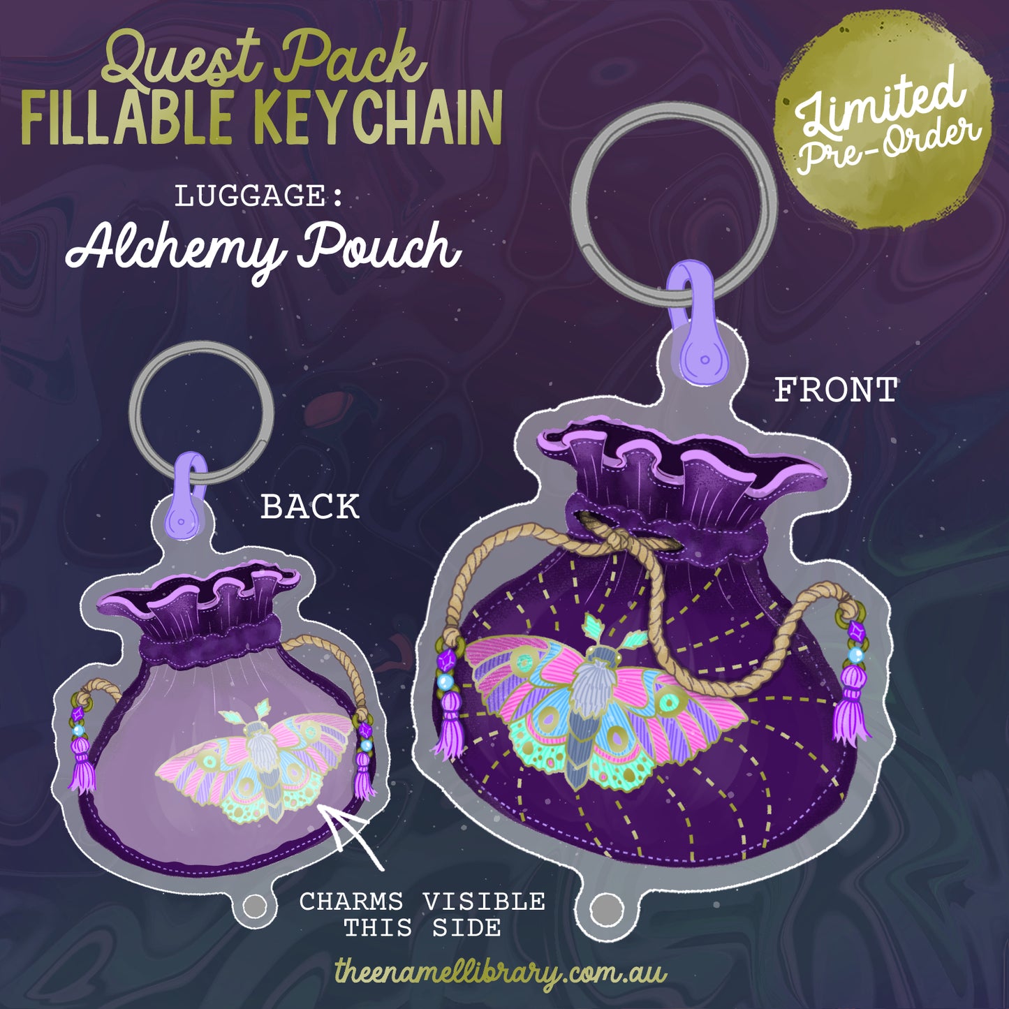 Quest Pack Keychain | Choose 3 Inventory Supplies