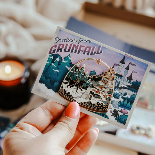 Officially Licensed Wolves of Ruin Terrarium Pin | Grunfall