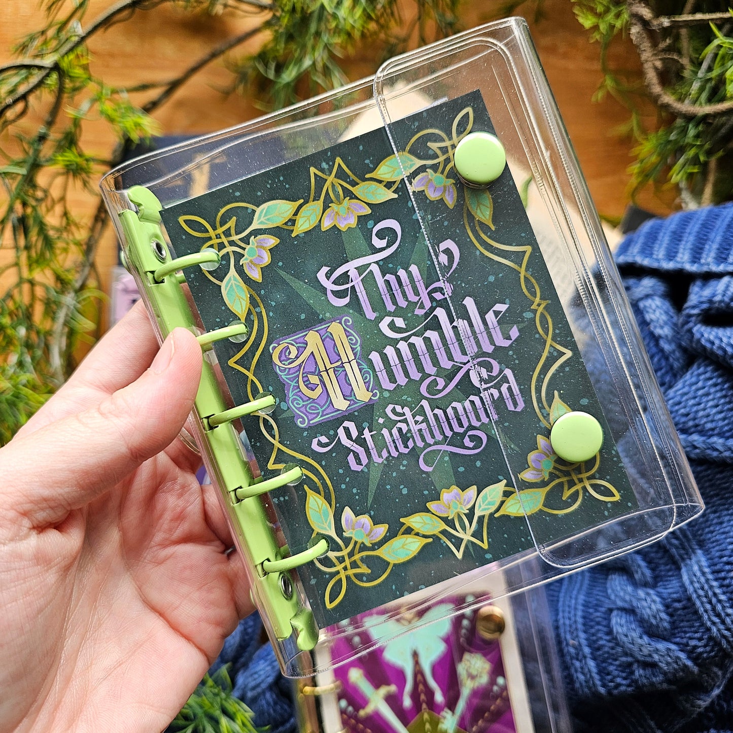 Sticker Stasher | Mini Binder with 5 Pocket Pages