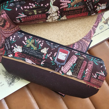 Faux Leather Pencil Case | Vampires