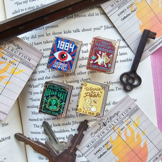 Banned Books Collection Tiny Tome Mini-Pins