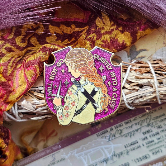 Officially Licensed Shield of Sparrows Enamel Pin | Odessa Wolfe