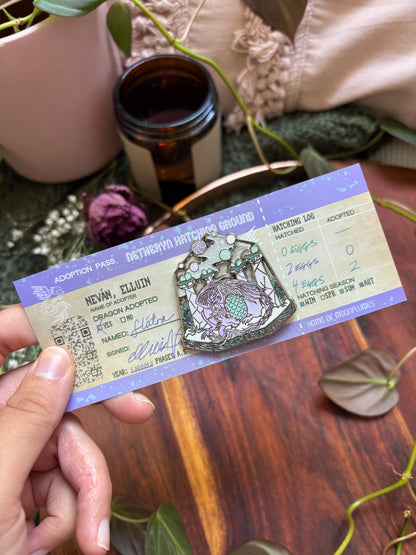 Officially Licensed When the Moon Hatched Location Terrarium Pin | Netheryn