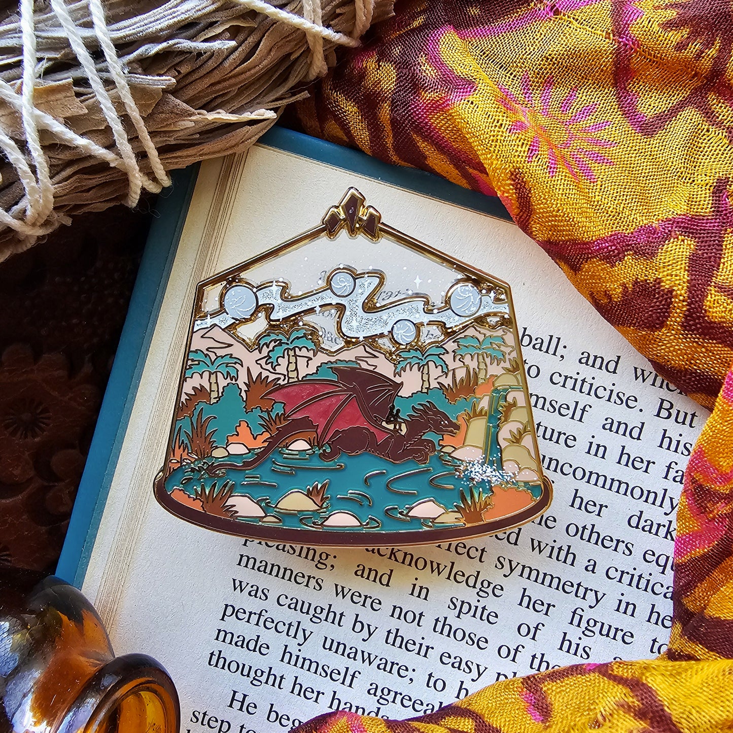 Officially Licensed When the Moon Hatched Location Terrarium Pin | Rygun Ride