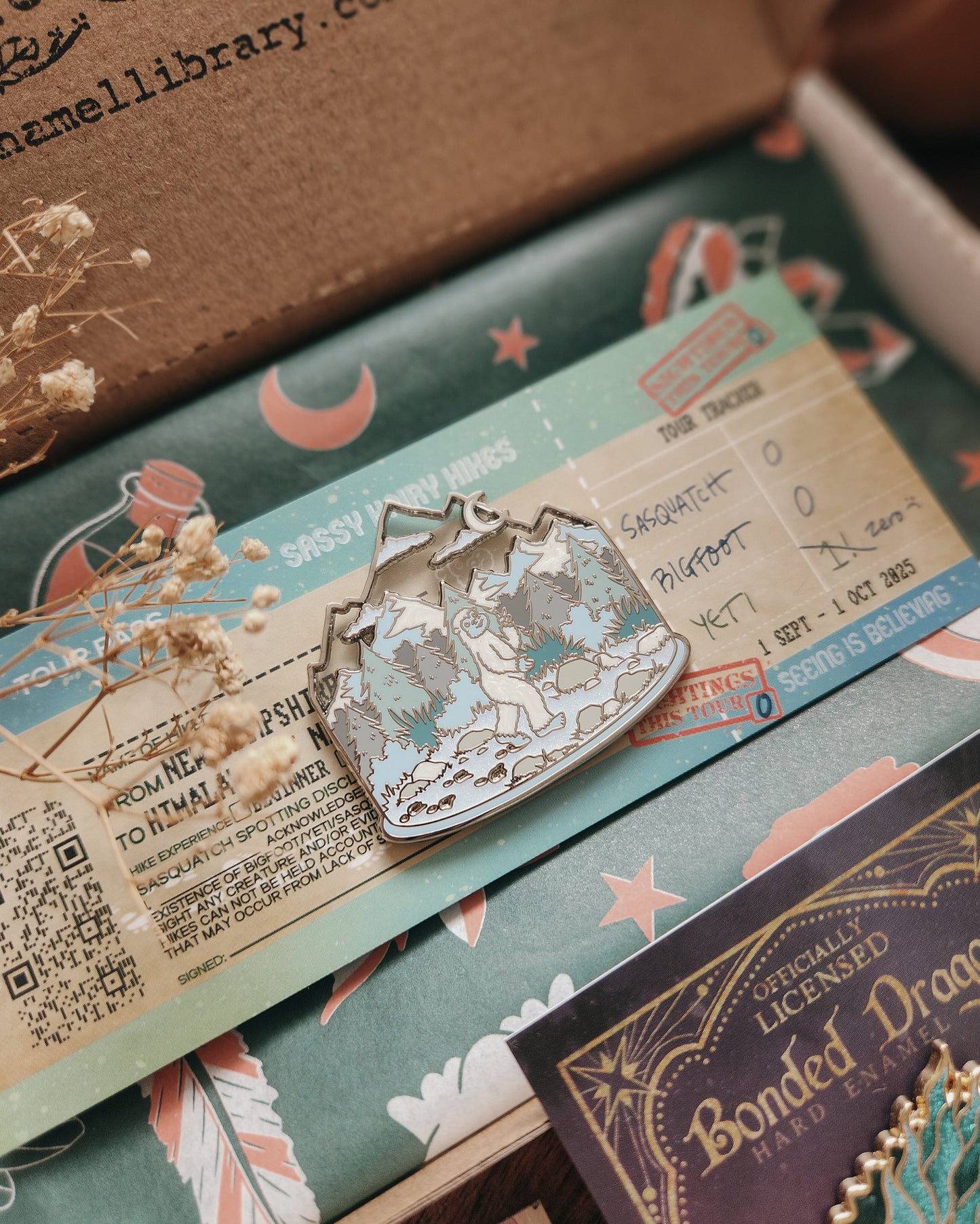 Location Terrarium Pin | Bigfoot or Yeti