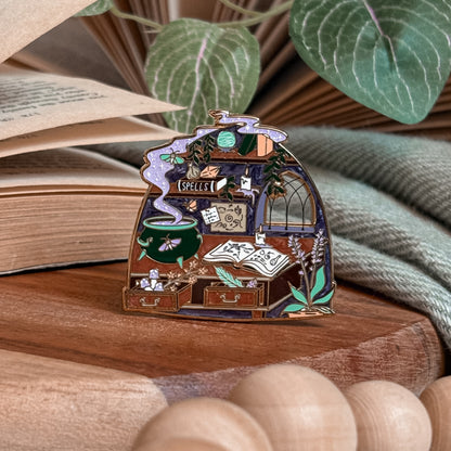 Location Terrarium Pin | Cosy Witch Apothecary