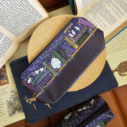 Officially Licensed Fourth Wing Faux Leather Pencil Case | Dragon Riding