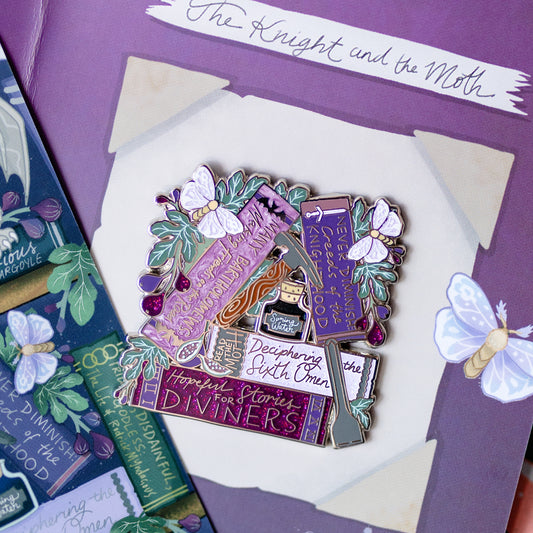 Officially Licensed The Knight and the Moth Shelfie Pin