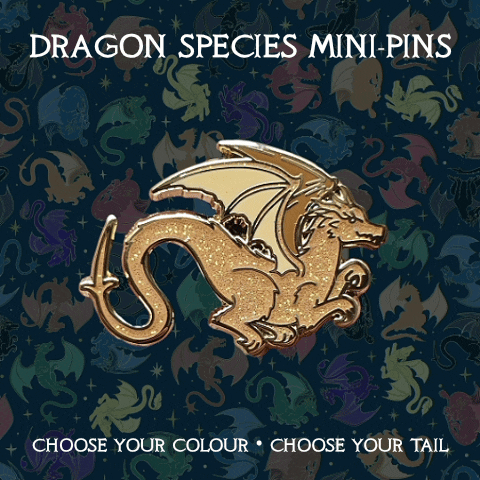 Officially Licensed Fourth Wing Mini-Pin | Dragon Species