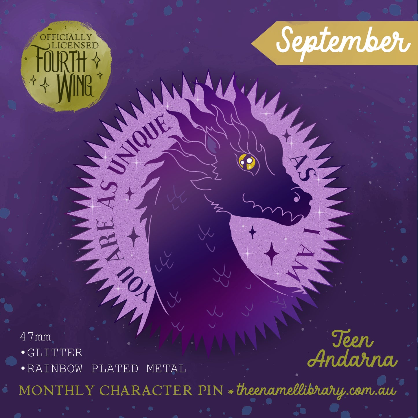 Monthly Character Pin | One-Time Purchase