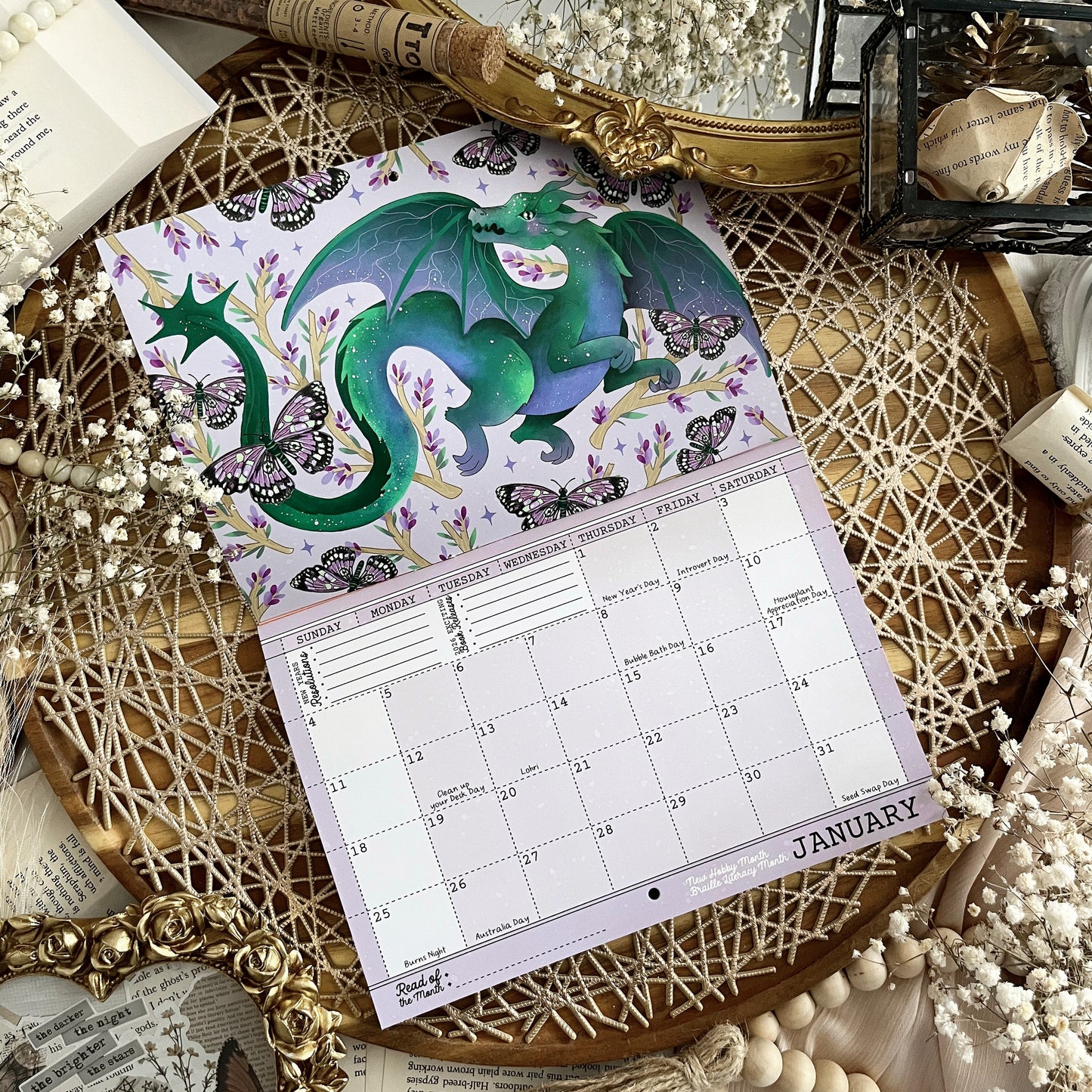 2026 Mythical Months Wall Calendar