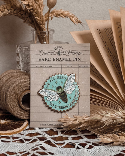 Enamel Pin | Screaming Cicada