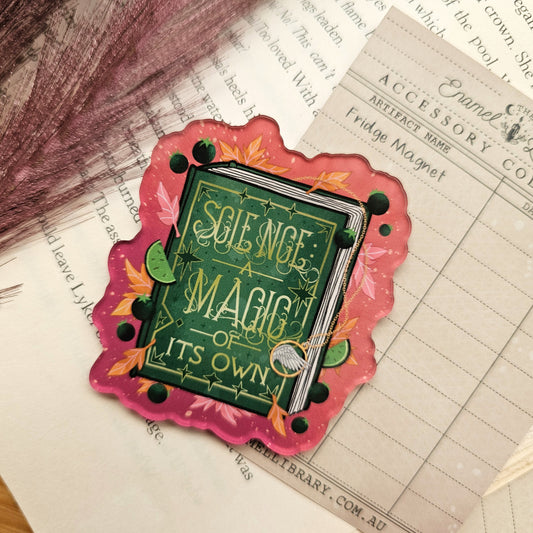 Officially Licensed Shield of Sparrows Acrylic Fridge Magnet | Magical Science