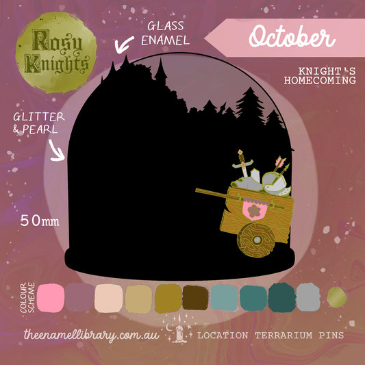 Monthly Location Terrarium Pin | One-Time Purchase