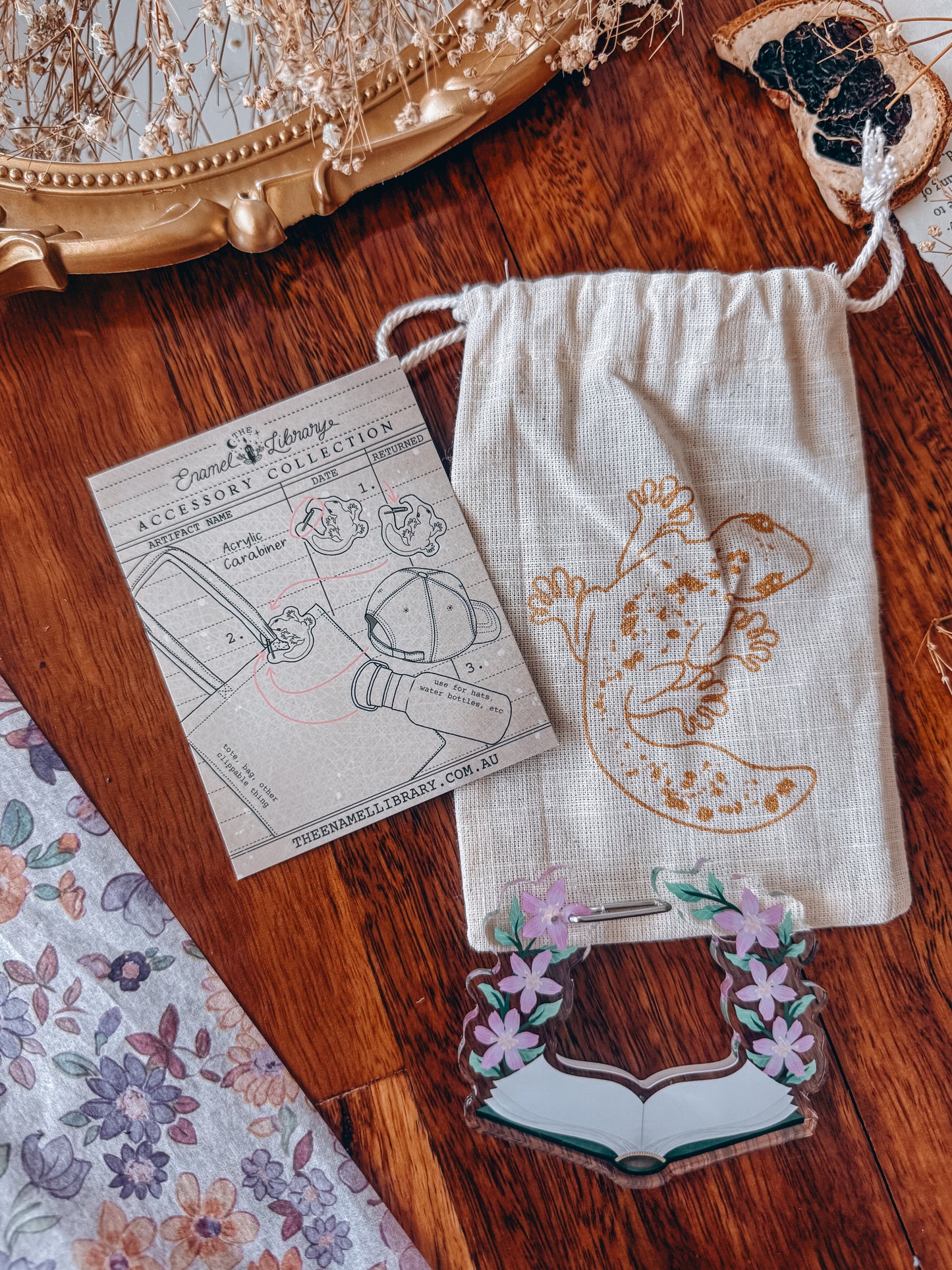 Acrylic Carabiner Clip | 4 Designs